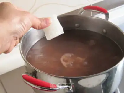 Make Red Bean Lotus soup step 6
