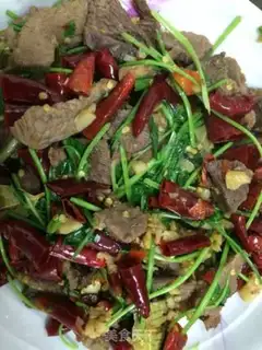 Make Dry pepper and buffalo step 2
