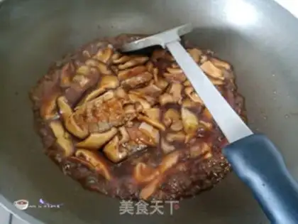 Make Flaming mushrooms with fish step 9