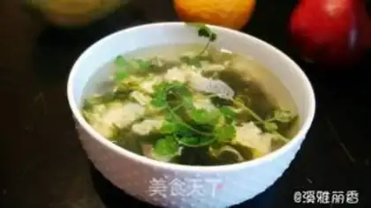 Make Cream shrimp omelet soup step 5