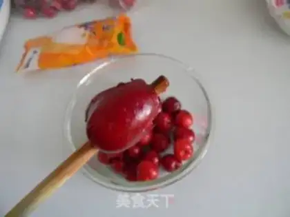 Make Ice cream cherry step 1