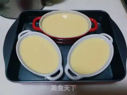 Make Caramel honey pudding step 17