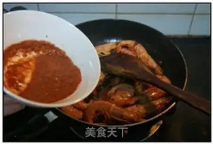 Make Spicy shrimp with platinum step 5