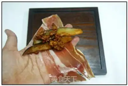 Make Barma ham and eggplant step 5