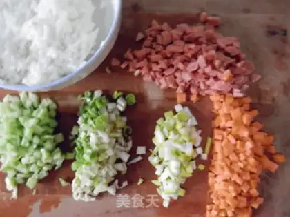 Make Five-colored rice step 1