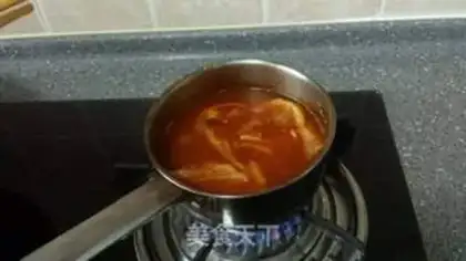Make Korean ramen step 1