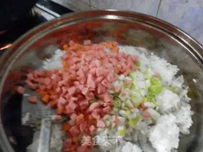 Make Five-colored rice step 4