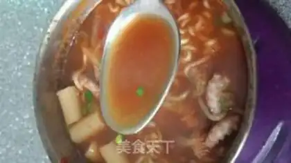 Make Korean ramen step 7