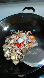 Make Seafood pan step 4
