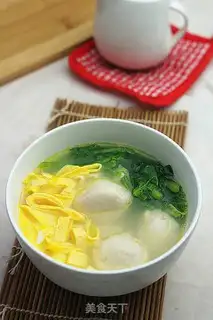Make The spinach omelet soup step 4