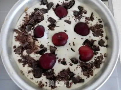 Make Cherry ice cream cake step 13