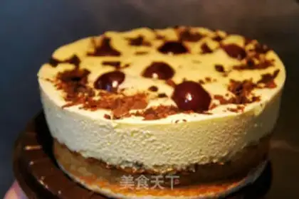 Make Cherry ice cream cake step 14