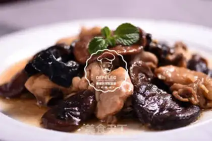Make Frozen chicken with mushrooms step 5