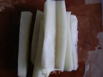 Make Potato fries step 1