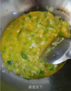 Make Onions, fried eggs step 2