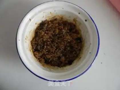 Make Red sugar rice pie step 5