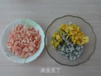 Make A peach mousse cake step 1