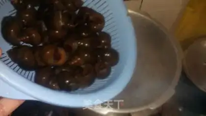 Make Spicy field snails step 10