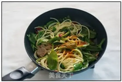 Make Beef spinach pasta step 6