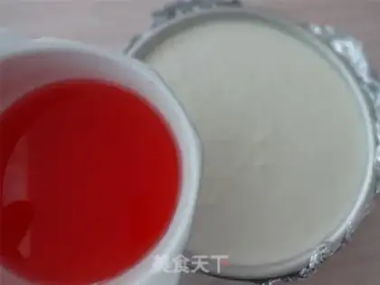 Make A peach mousse cake step 10