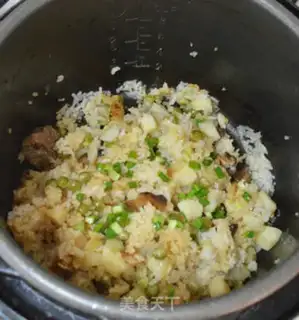 Make Chestbone, mushroom and potatoes step 6