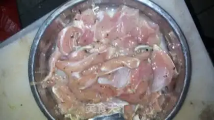 Make Thai sweet fried chicken steak step 12
