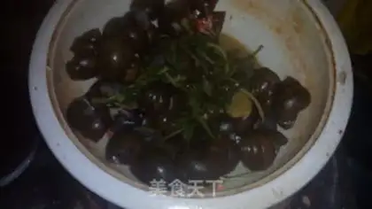 Make Spicy field snails step 23