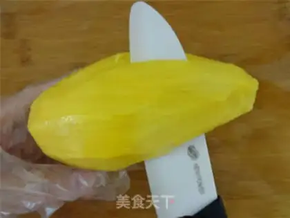 Make Mango roses step 2