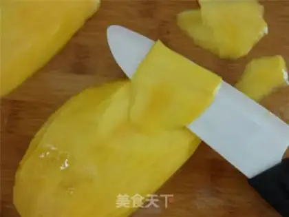 Make Mango roses step 3
