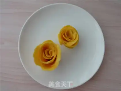Make Mango roses step 5