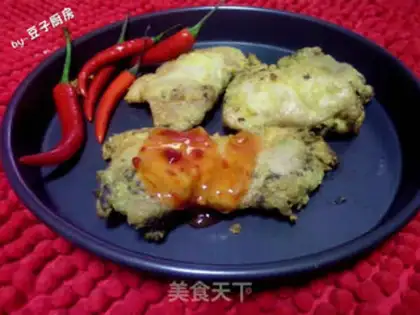 Make Thai sweet fried chicken steak step 20