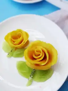 Make Mango roses step 6