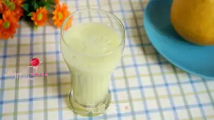 Make Gold pear celery juice step 7