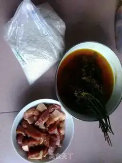 Make Yellow flower rice step 1