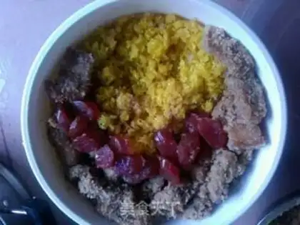 Make Yellow flower rice step 7