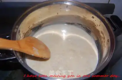 Make Caramel cream step 6