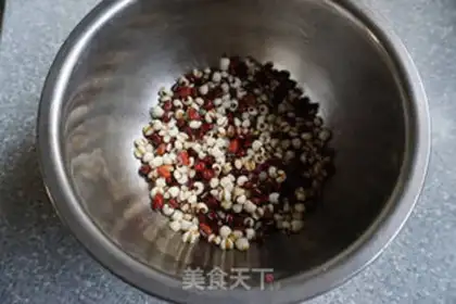 Make Red bean rice step 2