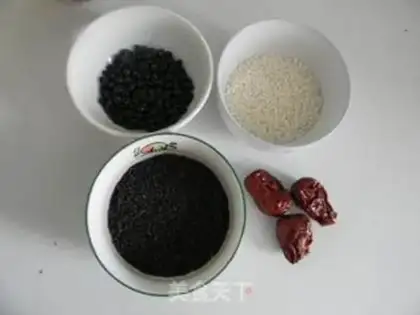 Make Black rice, black beans step 0