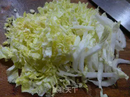 Make The cabbage grafted a thousand silks step 1