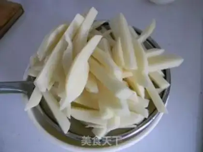 Make Tasty snacks. French fries step 2