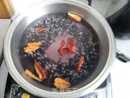 Make Black rice, black beans step 2
