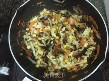 Make Carrot crab mushrooms step 4