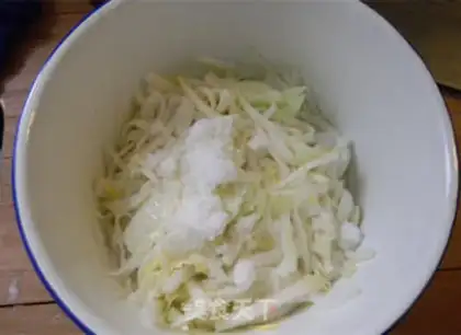 Make A sauerkraut step 2