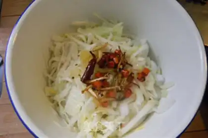 Make A sauerkraut step 4