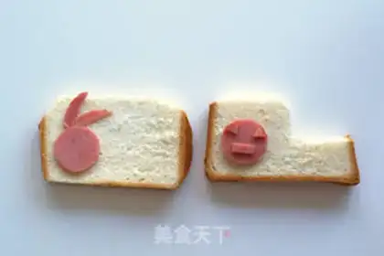 Make Road cross breakfast step 1