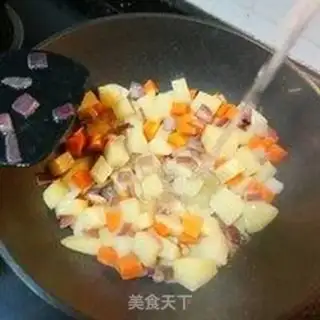 Make Chicken steak and curry step 6