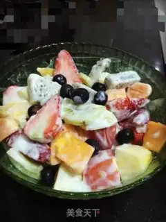 Make Yogurt fruit salad step 3