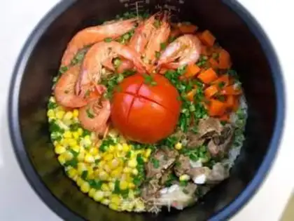 Make Tomato rice step 1