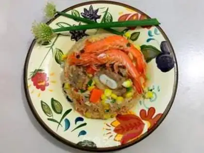 Make Tomato rice step 2