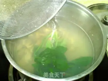 Make Green spinach soup step 7